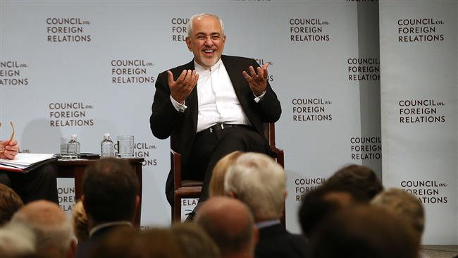 Iranian Foreign Minister Javad Zarif speaks at the Council on Foreign Relations (CFR) on July 17, 2017 in New York City.