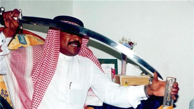 A Saudi Arabian executioner shows off his sword.
