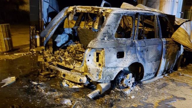 Picture taken on July 29, 2017 shows hours into the onset of heavy government shellfire against the eastern Saudi Arabian town of al-Awamiyah. (Twitter)