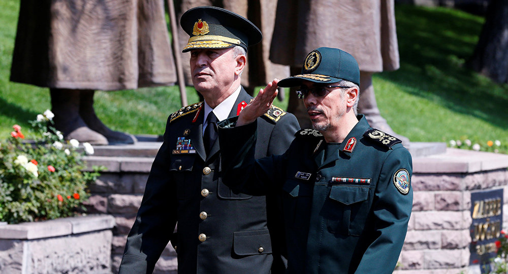 Iran, Turkey military chiefs