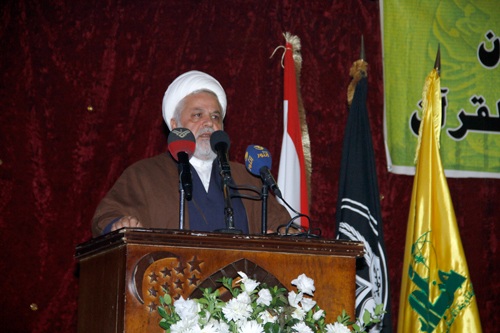 عضو المجلس السياسي لحزب الله لبنان سماحة الشيخ عبدالمجيد عمار