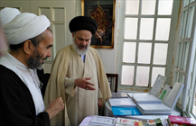بازدید آیت الله بوشهری از پژوهشکده امر به معروف