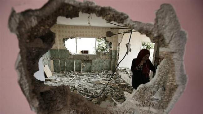 The Israeli military destroyed the family home of Palestinian teenage boy Omar al-Abed in the West Bank town of Kobar on August 16, 2017 after he allegedly stabbed to death three settlers of a Jewish settlement a month earlier. (Photo by AFP)