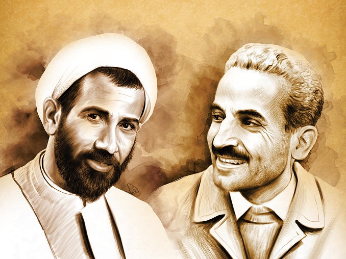 former Iranian President Rajaee and former prime minister Bahonar who martyred by MKO terrorist group in 1981 Iranian Prime Minister