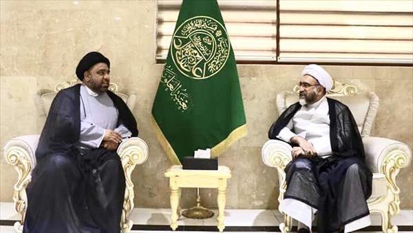 حجتالاسلام سید علاءالدین الجزائری و حجتالاسلام والمسلمین احمد مروی