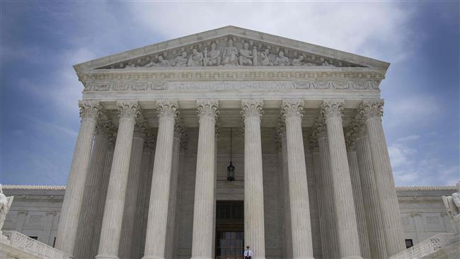 This file photo taken on June 15, 2017 shows the US Supreme Court. (AFP)