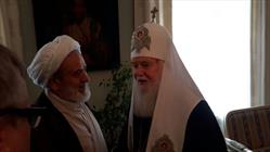 حجت الاسلام انصاریان در دیدار اسقف اعظم اوکراین