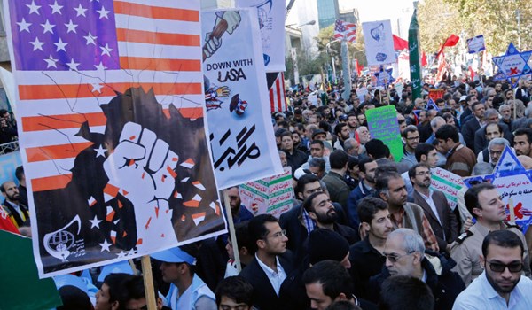 People across Iran Participate in Anti-Trump Demonstrations