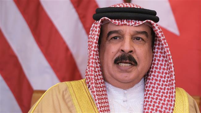 Bahraini King Hamad bin Isa Al Khalifah (Photo by AFP)