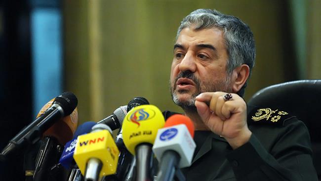 Major General Mohammad Ali Jafari, the chief commander of the Islamic Revolution Guards Corps (file photo)