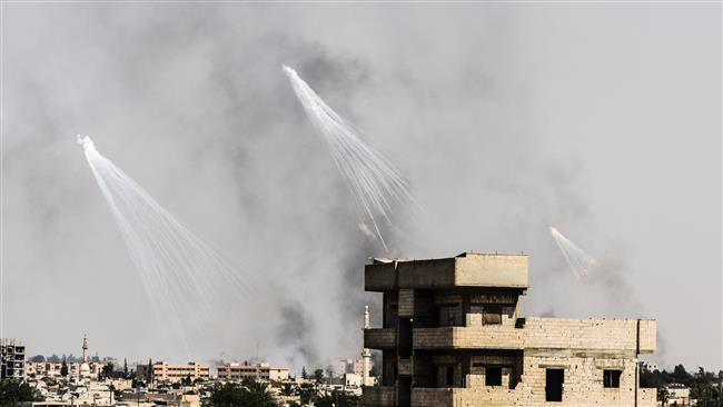 US-led warplanes carry out airstrikes on the Syrian city of Raqqah on July 17, 2017. (Photos by AFP)