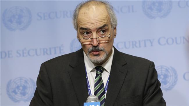 Syria’s Ambassador to the United Nations Bashar Ja’afari (photo by AP)
