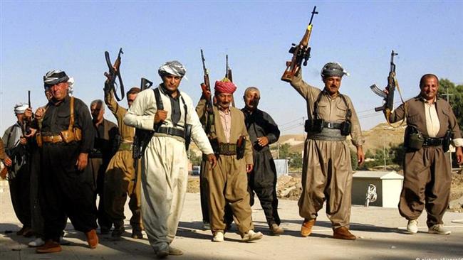 A file photo of Iraqi Kurdish Peshmerga forces