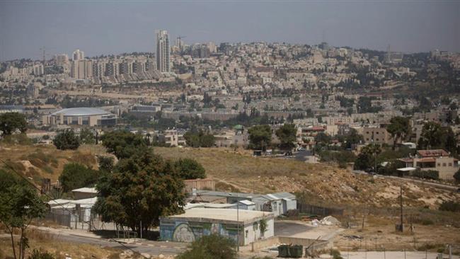 A view of caravans in the Givat Hamatos neighborhood of East Jerusalem al-Quds (file photo)