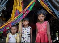 کودکان آواره میانماری در بنگلادش