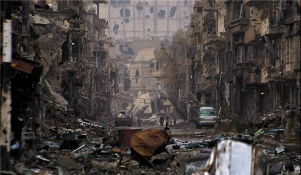 Ruins of a city in Syria