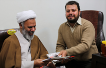 دیدار آیت الله عابدی از دفتر خبرگزاری رسا در همدان