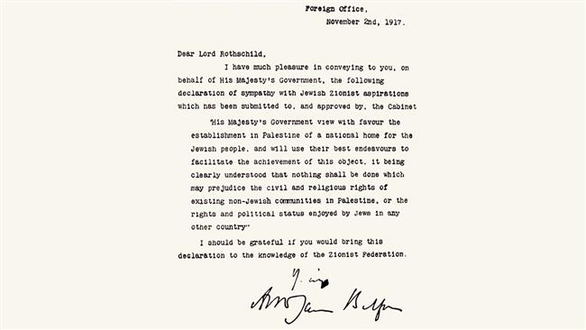Balfour declaration