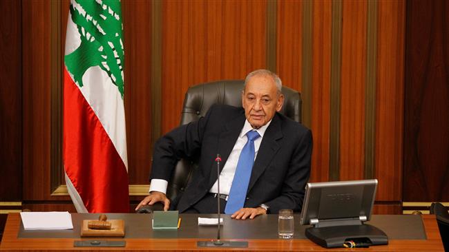 Lebanese Parliament Speaker Nabih Berri heads a general parliament discussion in Beirut, October 18, 2017. (Photo by Reuters)