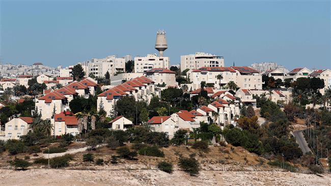 A picture taken from the Israeli settlement of Qedar shows the Israeli settlement of Maale Adumim in the occupied West Bank on October 26, 2017. (Photo by AFP)