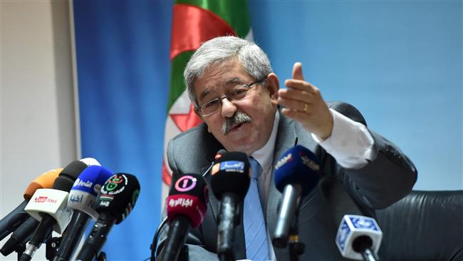 Former Algerian Prime Minister Ahmed Ouyahia (Photo by AFP)
