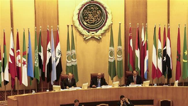 Secretary-General of the Arab League Ahmed Aboul Gheit (L) chairs a meeting of Arab foreign ministers in Cairo, Egypt, September 12, 2017. (Photo by AFP)