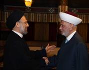 سید علی فضل الله و شیخ عبداللطیف دریان مفتی لبنان