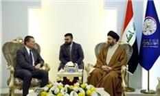 سید عمار الحکیم در دیدار با سفیر سوئد در عراق