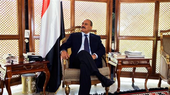 Yemeni former president Ali Abdullah Saleh