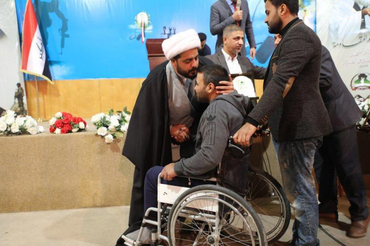الشيخ الأمين قيس الخزعلي يكرم "الشهداء الأحياء"
