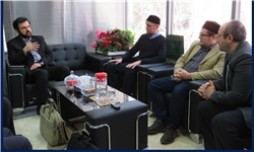 مسؤولوا دائرة الشؤون الدینیة للمسلمین فی تتارستان ومدیر قناة "القرآن والمعارف" التلفزيونية في ایران