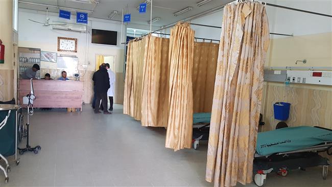 Empty beds are seen in the Gaza strip’s Beit Hanoun Hospital, as it suspended it services due to the lack of fuel, on January 29, 2018. (Photo by Beit Hanoun Hospital)