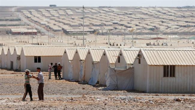 Syrian refugee children play at Azraq refugee camp in Jordan, on September 9, 2016. (Photo by Reuters)