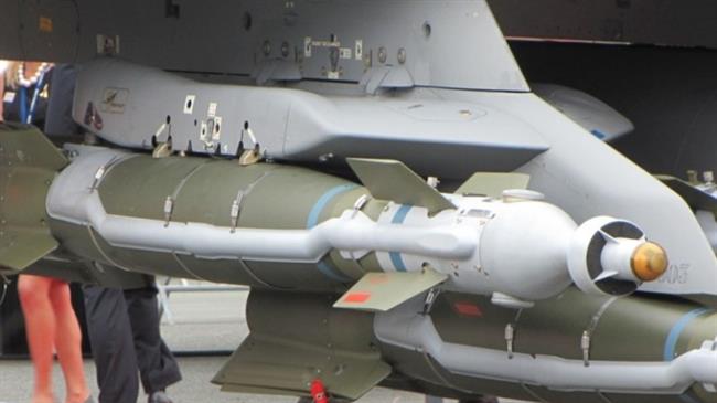 File photo of a UK-made Paveway bomb