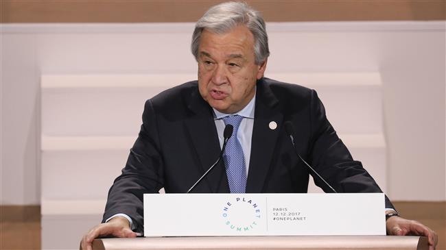 UN Secretary General Antonio Guterres (Photo by AFP)