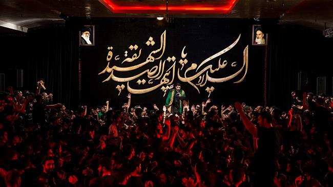 People take part in ceremonies commemorating the martyrdom anniversary of Hazrat Fatima Zahra (PBUH) in Tehran on February 20, 2018. (Photo by Fars news agency)