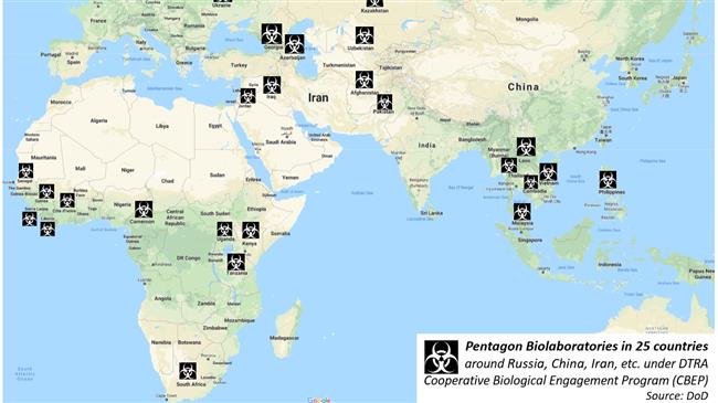 US making biological weapons around world
