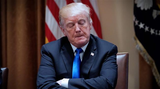 US President Donald Trump takes part in a meeting with bipartisan members of Congress on school and community safety in the Cabinet Room of the White House in Washington, DC, February 28, 2018. (Photo by AFP)