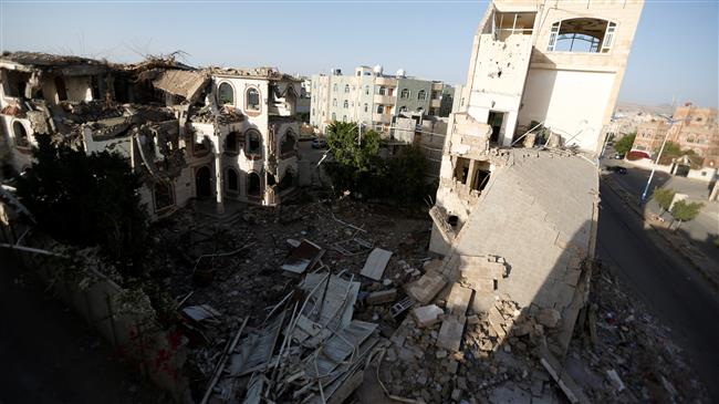 The site of Saudi airstrikes is pictured in Sana’a, Yemen, on March 21, 2018. (Photo by Reuters)