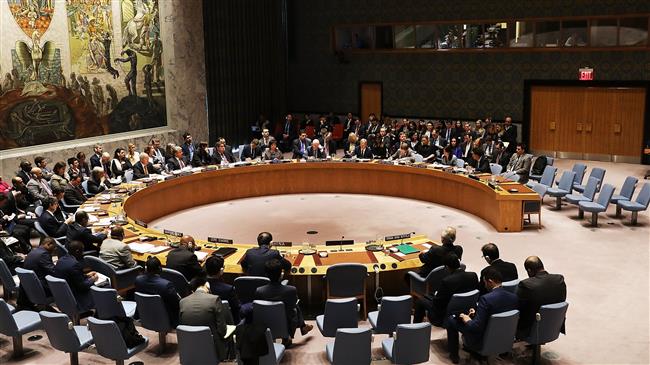 United Nations diplomats meet during a UN Security Council meeting at the United Nations on March 12, 2018 in New York City. (Photo by AFP)