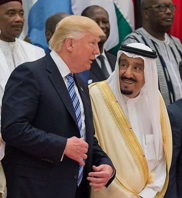 ملک سلمان و ٹرمپ