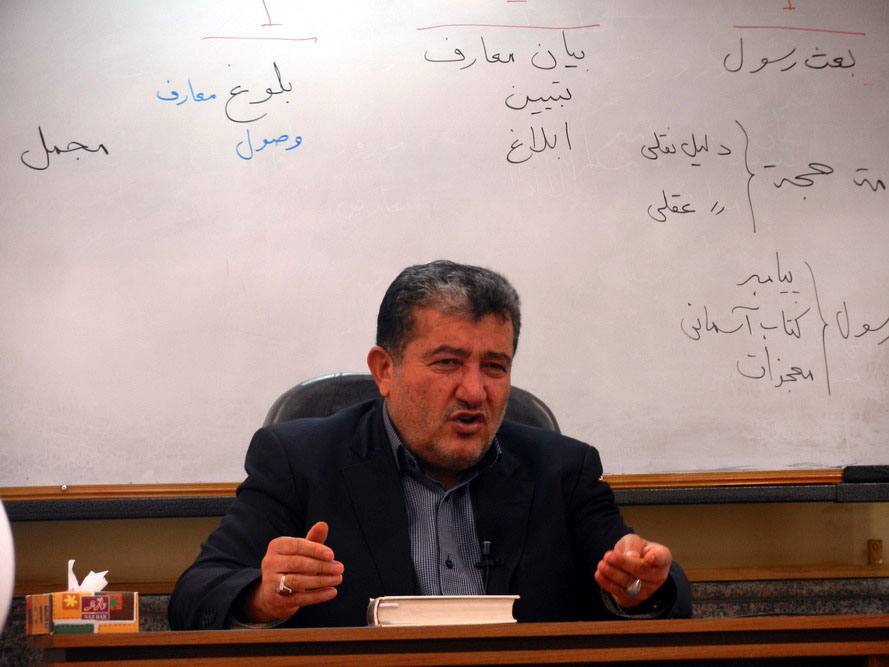 دیدار طلاب همدانی با امیر خجسته