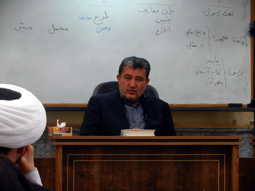 دیدار طلاب همدانی با امیر خجسته