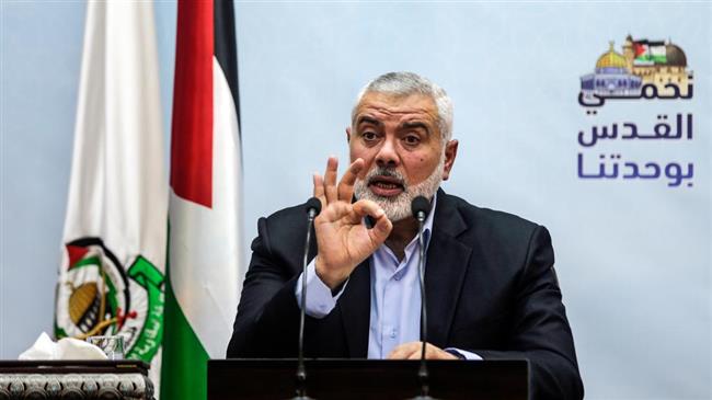 The head of the political bureau of the Palestinian Hamas resistance movement, Ismail Haniyeh (Photo by Getty Images)