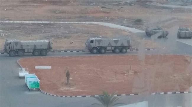 The undated photo released online purportedly shows the UAE armored vehicles in the island of Socotra, around 350 kilometers off the southern coast of Yemen.