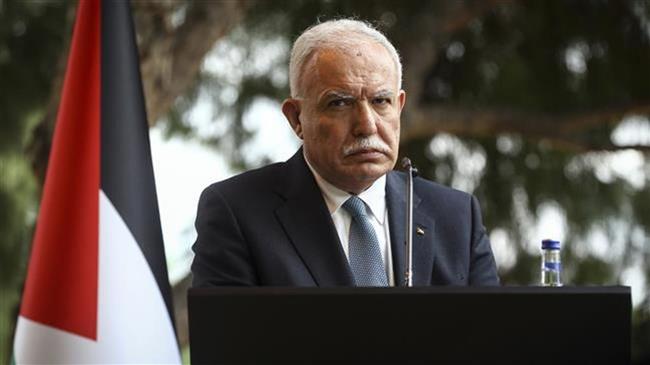 Palestinian Foreign Minister Riyad al-Maliki (Photo by AP)