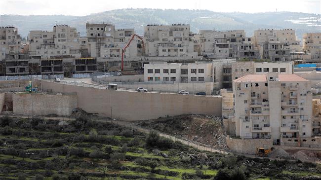 The picture shows a view of the Israeli settlement of Beitar Illit in the West Bank on February 14, 2018. (By AFP)