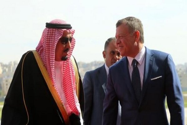 شاه اردن و شاه سعودی