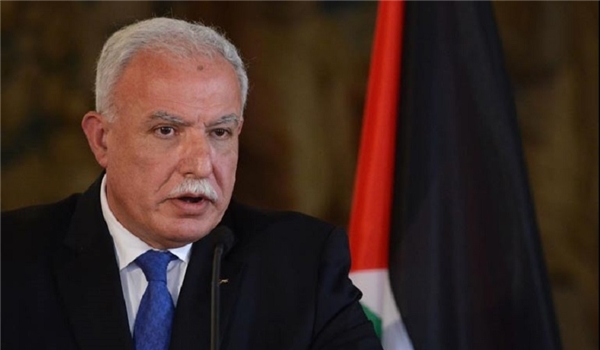 Palestinian Foreign Minister Riyad Maliki