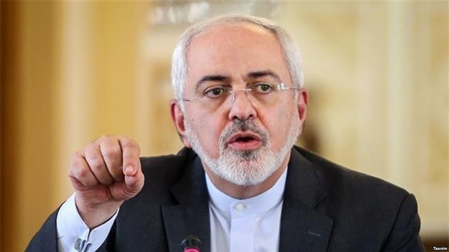The file photo shows Iranian Foreign Minister Mohammad Javad Zarif.